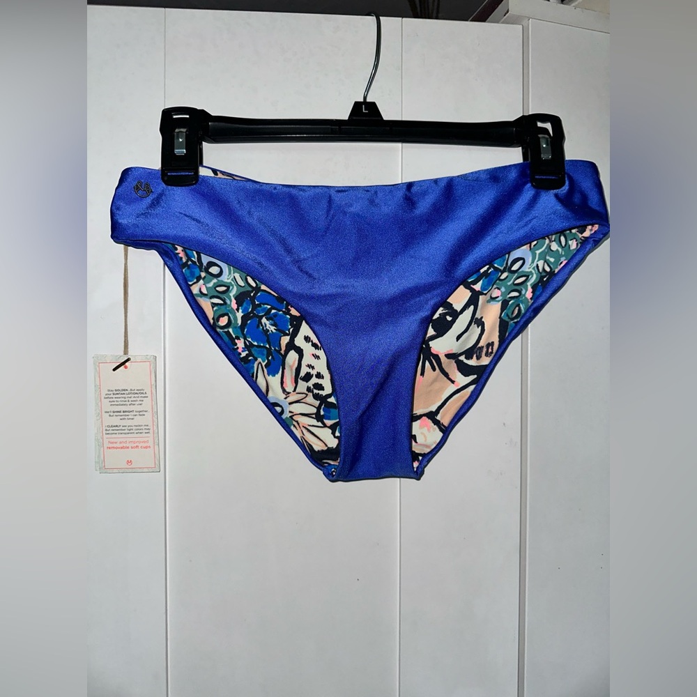 NWT Maaji Wedgewood Deck Reversible Bikini Bottom In Sublime - Picture 8 of 15